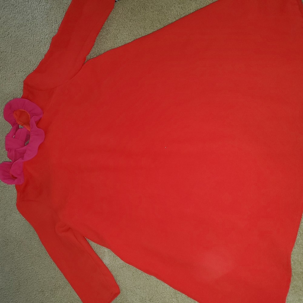 Pomander Place Pink and Red Colorblock  Dress